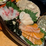 貝バル Baccanale - お造り3種盛り