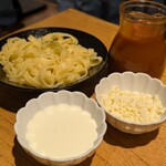 貝バル Baccanale - 鍋の締め トマトクリームパスタ