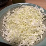 とんかつ 松のや - 千切りキャベツは別盛りサ