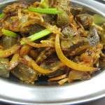 プルジャ ダイニング - パングラ（砂肝の炒め物）　￥550