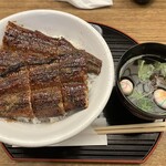 うなぎの与助 一宮店 - うな丼　いちまる　+ 肝吸い　2400円