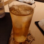 くろ﨑 - 山形 十四代 蘭引酒 本格焼酎（水割り）