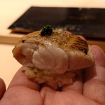 くろ﨑 - 喉黒の蒸し寿司