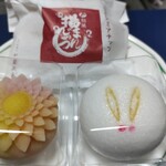 銀座 菊廼舎 - 練り切り うさぎ饅頭