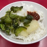 おうじ家 - ライスにいろいろのせてみる