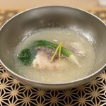 鮨 冨味 - 真鯛の蕪仕立て