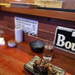 焼き鳥アポロ - 今日のレバーは、久々の白レバーかな✨