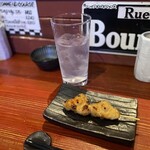 焼き鳥アポロ - ボン・ジョヴィ(ぼんじり)とわっしょい(深川クラフトジン)