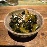 鉄板屋　我んが - 広島菜キムチ