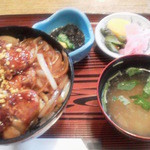 うなぎ和食処 松の家 - 牡蠣カバ丼1,620円