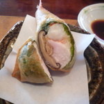 泉や - 海老春巻…エスニックな風味