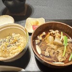 湯主一條 - 栗ご飯と芋煮ーこれが一番美味しかった〜やはり郷土料理ですね〜