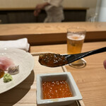 虎白 - 日本人なら誰もが好きないくらを5年ものの紹興酒で。