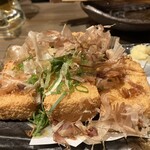 炭焼 極 - カリカリの京豆腐揚げ。