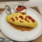 AMO CAFE なんばマルイ店 - お絵描きオムライス