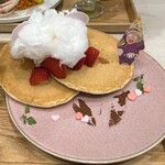 AMO CAFE - ふわふわわたがしパンケーキ