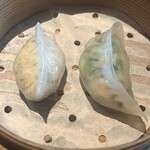 枸杞 - 海老とウイキョウの蒸し餃子　海老と韮の蒸し餃子