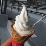 ハーベストカフェ - 男前豆腐店の豆乳を使ったソフトクリーム