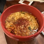 焼肉炭聖 - 赤 テグタンスープ【辛いスープ】