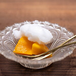 野口 - 2025.6 マンゴーと日本酒のシャーベット