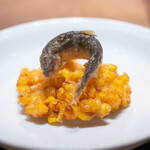 野口 - 2025.6 稚鮎と南蛮（トウモロコシ）掻き揚げ