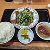 餃子の王将 - 中華セット ニラレバ炒め