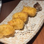 創作料理 夜のとばり - だし巻きの天ぷら　800円