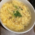 炭火焼肉 新家 - たまごスープ