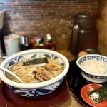 安部製麺所 - 朝らーめんセット800円