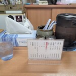 麺屋 彩未 - カウンター席