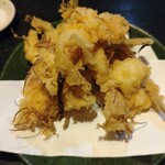 さぶろー - 水耕ニンニクの天ぷら