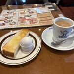 星乃珈琲店 - 料理写真:暫く待つと注文したモーニングセット５２０円の完成です。