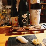 寿司こまち - 同行者の飲み比べ
