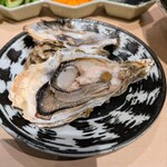 牡蠣と肉 天国札幌 - 焼き牡蠣アップ