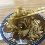 翁そば - あつあつ　太めそば