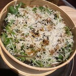 酒場 ひまり堂 - 秋刀魚と山わさびのわっぱ飯