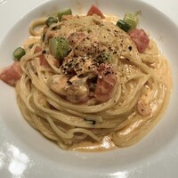 アルポルト・クラシコ そごう横浜店 - パスタも前のめりで欲しがるほど気に入ってくれて、家族みんな笑顔に