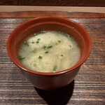 お料理 うち山 - 味噌汁