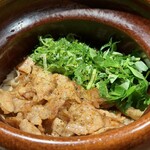 お料理 うち山 - 錦雲豚と舞茸