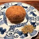 お料理 うち山 - 松茸コロッケ