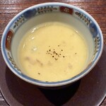 お料理 うち山 - つぶ貝茶碗蒸し
