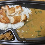カレーハウスCoCo壱番屋 - 料理写真:パリパリチキンカレーのほうれん草トッピング。