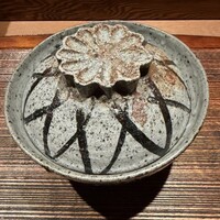 お料理 うち山 - ごま豆腐　ずわい蟹あんかけ