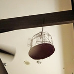 Mango Tsuri Kafe - 天井の鳥籠