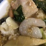 中華料理 共栄軒 - 烏賊　海老　豚肉　青菜