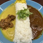 エピタフカレー - 2種盛りカレー　　　　¥1,550
