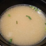 連家 - しじみ汁。サービス❗しじみの風味弱め。