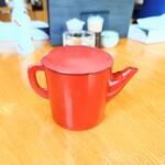 やぶ善 - 途中で提供してくれる"蕎麦湯"。