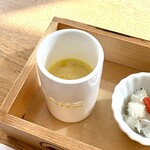 酒楽亭 空庵 - 南瓜とココナッツの冷製スープ