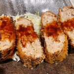 元気酒場 はれるや - メンチカツアップ